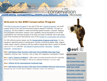 Tablet Screenshot of conservationgis.org